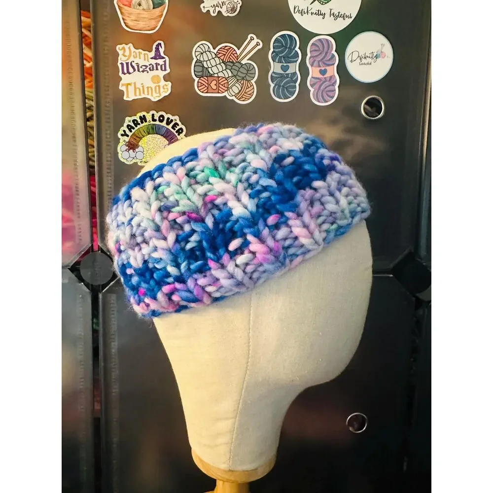 Hand Knit Merino Wool Headband: DefiKnitly Tasteful Headband